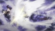 A battle sequence between god and humans (Image Source: Yumeta Company and Maru Animation)