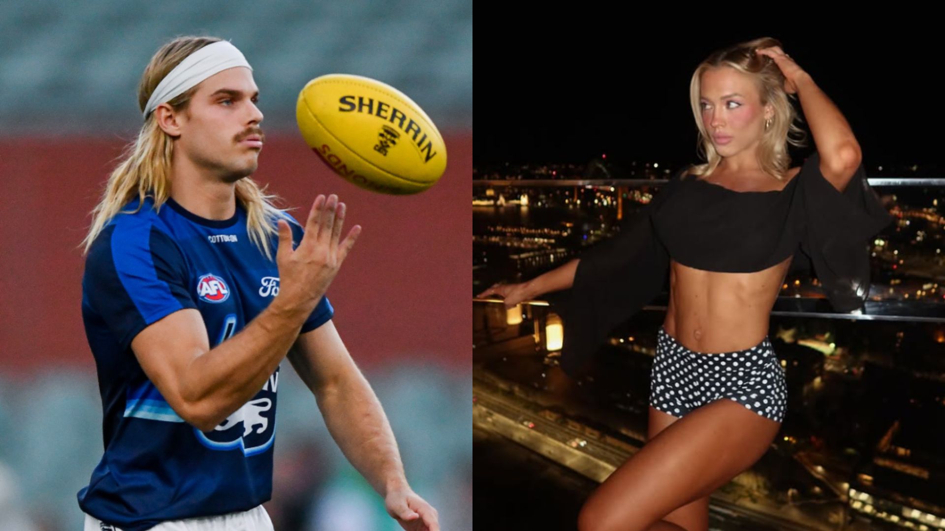 How close are Bailey Smith and Tammy Hembrow? AFL star seen with influencer weeks after her breakup (Image via Instagram/@bazlenka/@tammyhembrow)