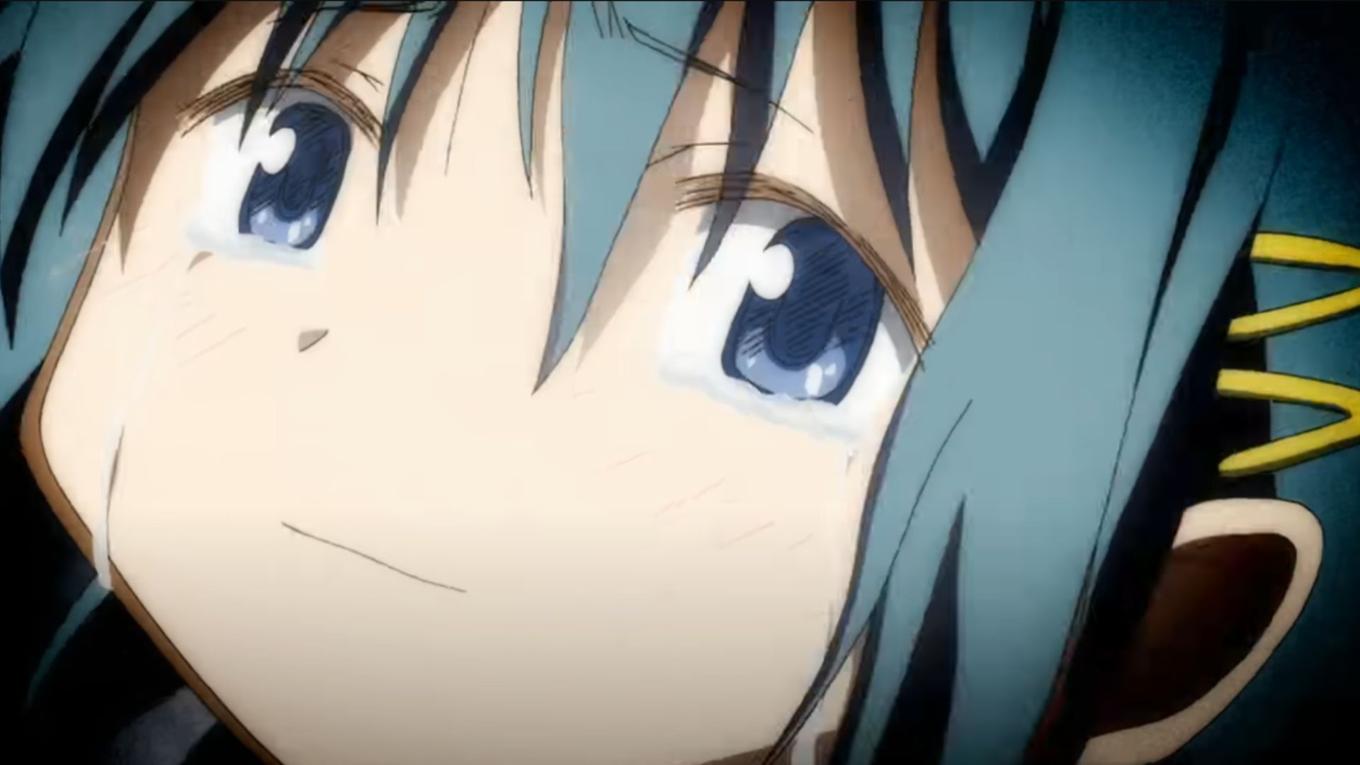 Sayaka turns into a witch (Image Source: Studio Shaft)