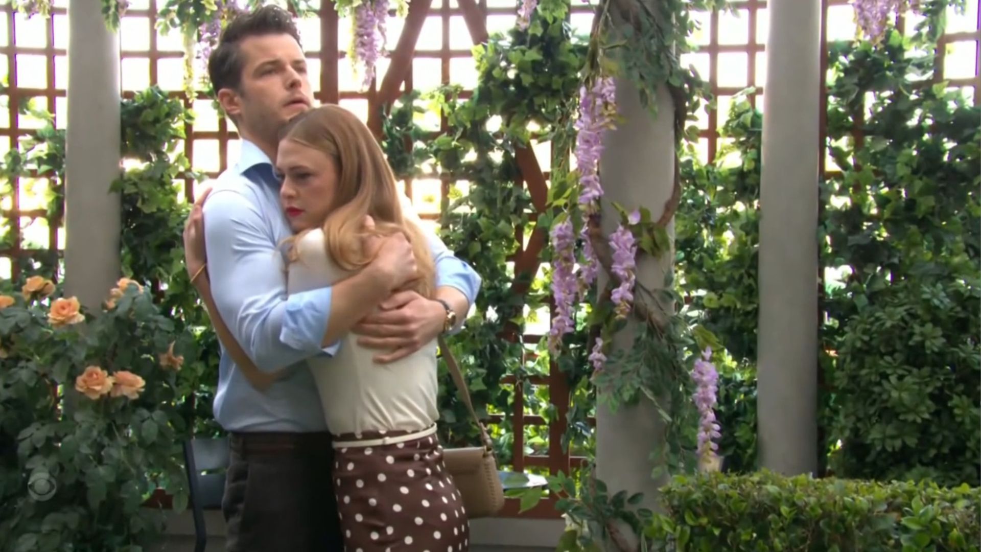 Kyle (Michael Mealor) hopes that by proposing to Claire (Hayley Erin) she