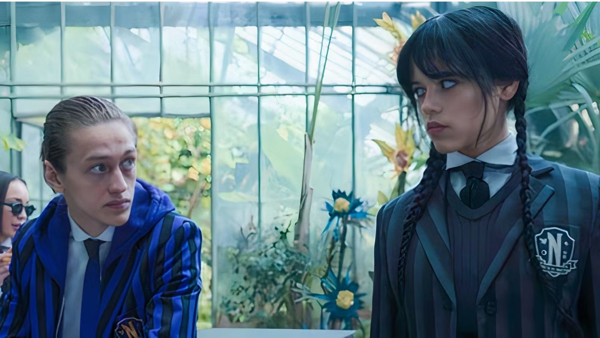 Xavier and Wednesday (Image via Netflix)
