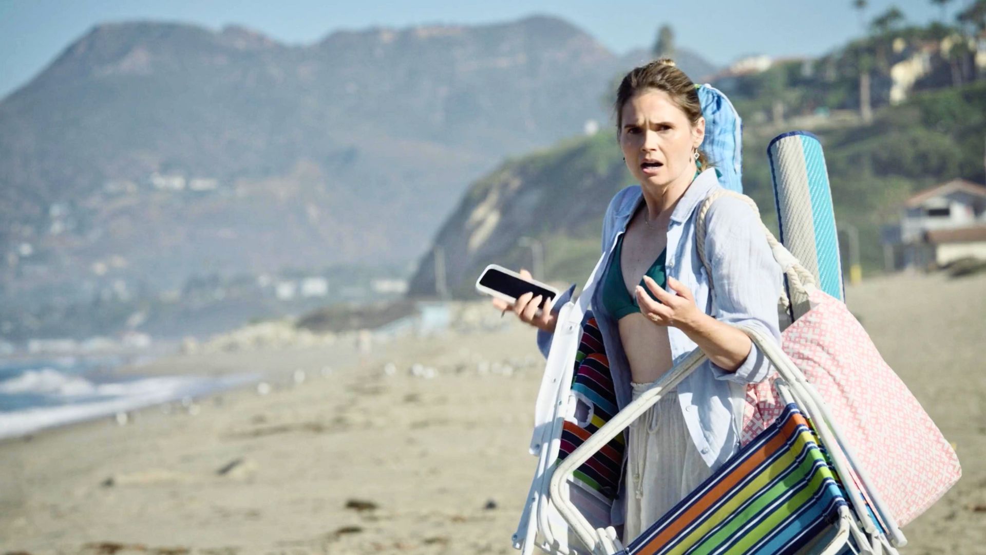 The beach moment in Season 1 Episode 8 of High Potential | Image via ABC