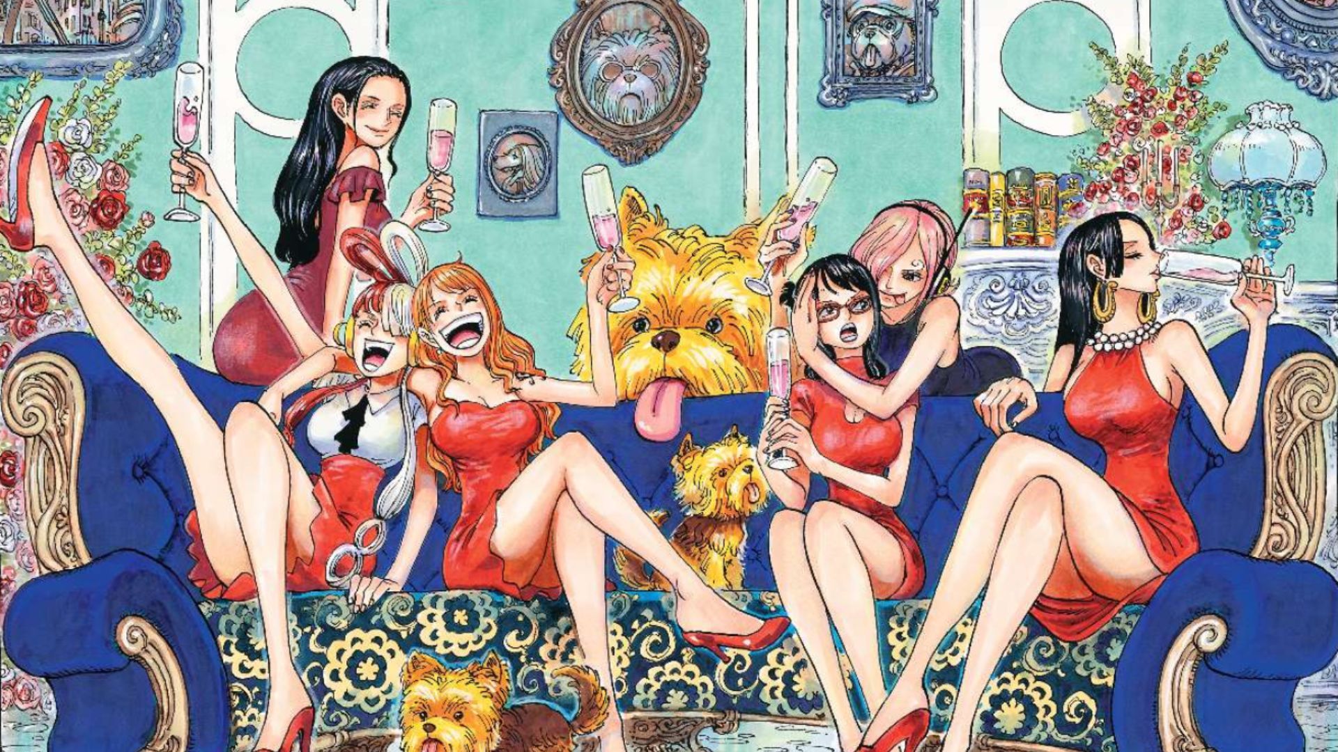 Characters from One Piece HEROINES novel