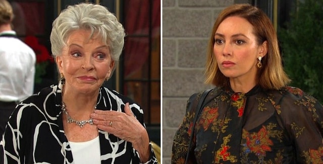 Days of Our Lives' Julie and Gwen. | Image Source: Peacock