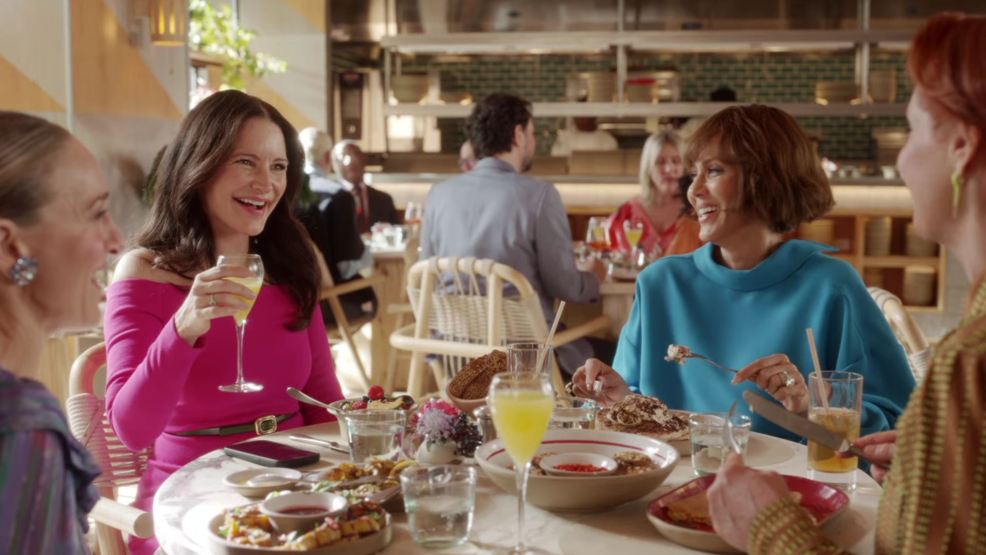 Still from And Just Like That (Screenshot from YouTube/@HBO Max)