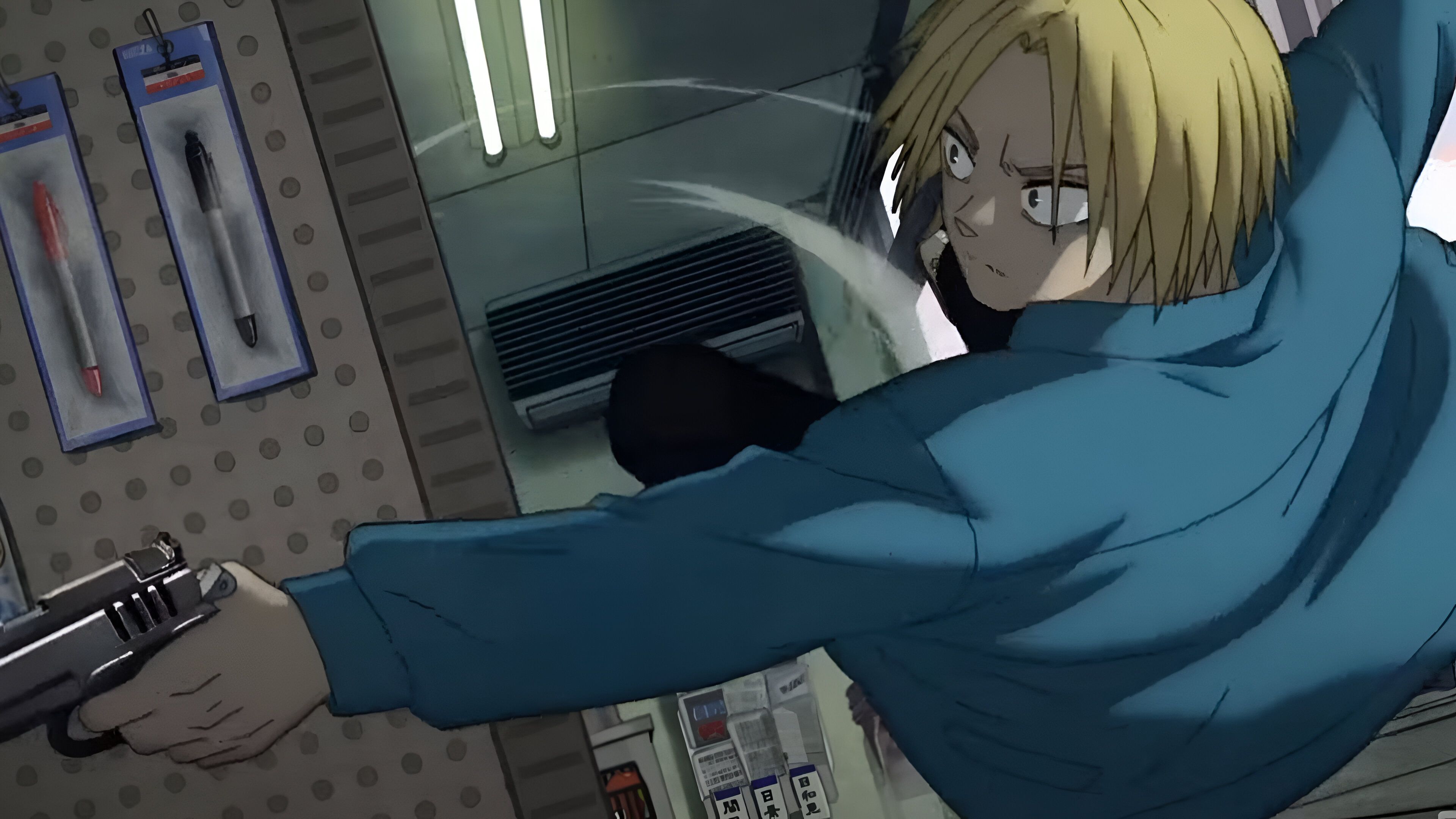 Shin as seen initially fighting against Taro Sakamoto in Sakamoto Days 