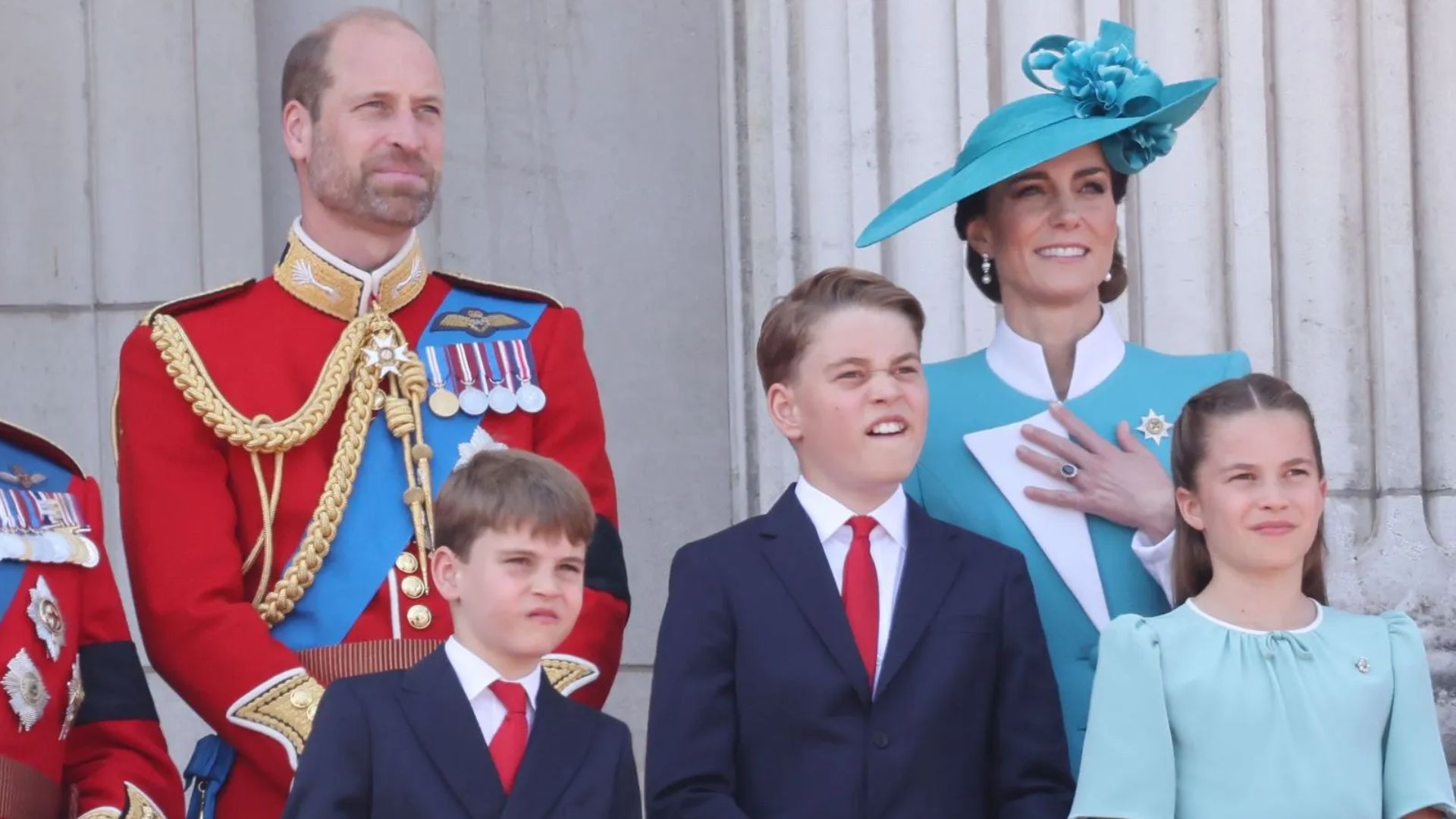 Prince William, Kate Middleton, Prince George, and Princess Charlotte (Getty via Soap Central CMS - Resized on Canva)