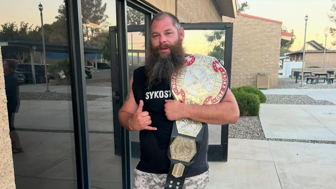 Wrestler Syko Stu is admitted in hospital after being beaten in a ring by Raja Jackson - via @sykostu