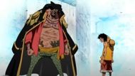 Luffy and Blackbeard's first face-off at Impel Down (Image Source: Toei Animation)