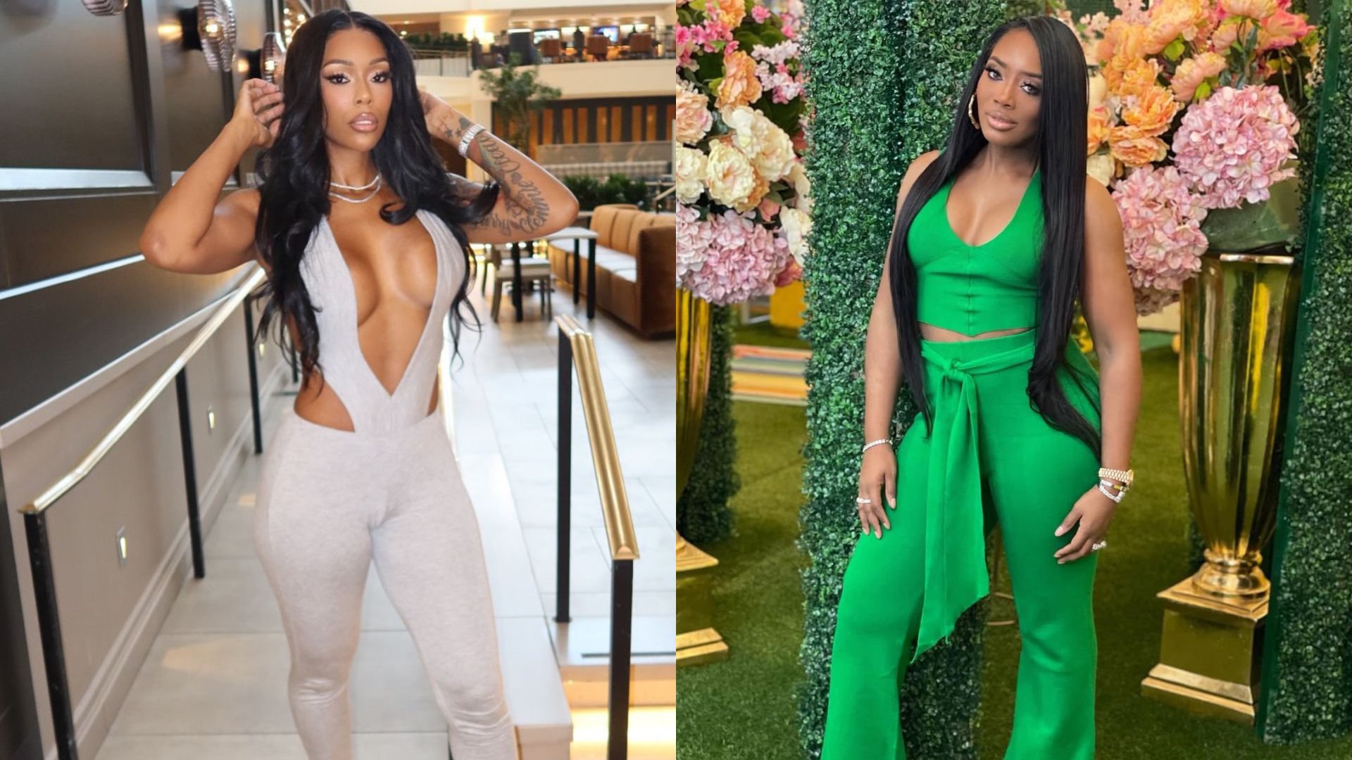 Yandi and Bambi from Love &amp; Hip Hop: Atlanta Season 13 | Image via Instagram/ @adizthebam @yandysmith