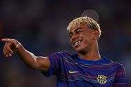 Lamine Yamal at Levante UD v FC Barcelona - LaLiga EA Sports - Source: Getty