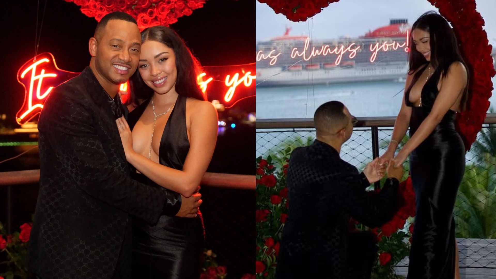 Terrence J and Mikalah Sultan (Image via Instagram/@terrencej)