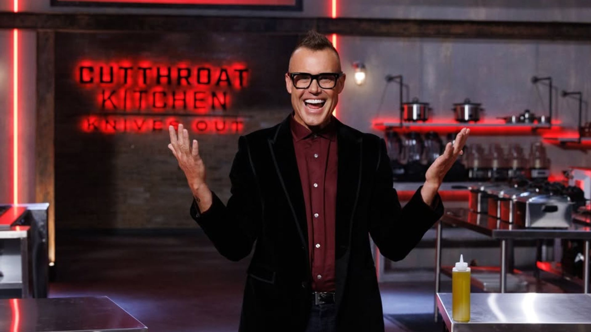 Cutthroat Kitchen: Knives Out host Brian Malarkey