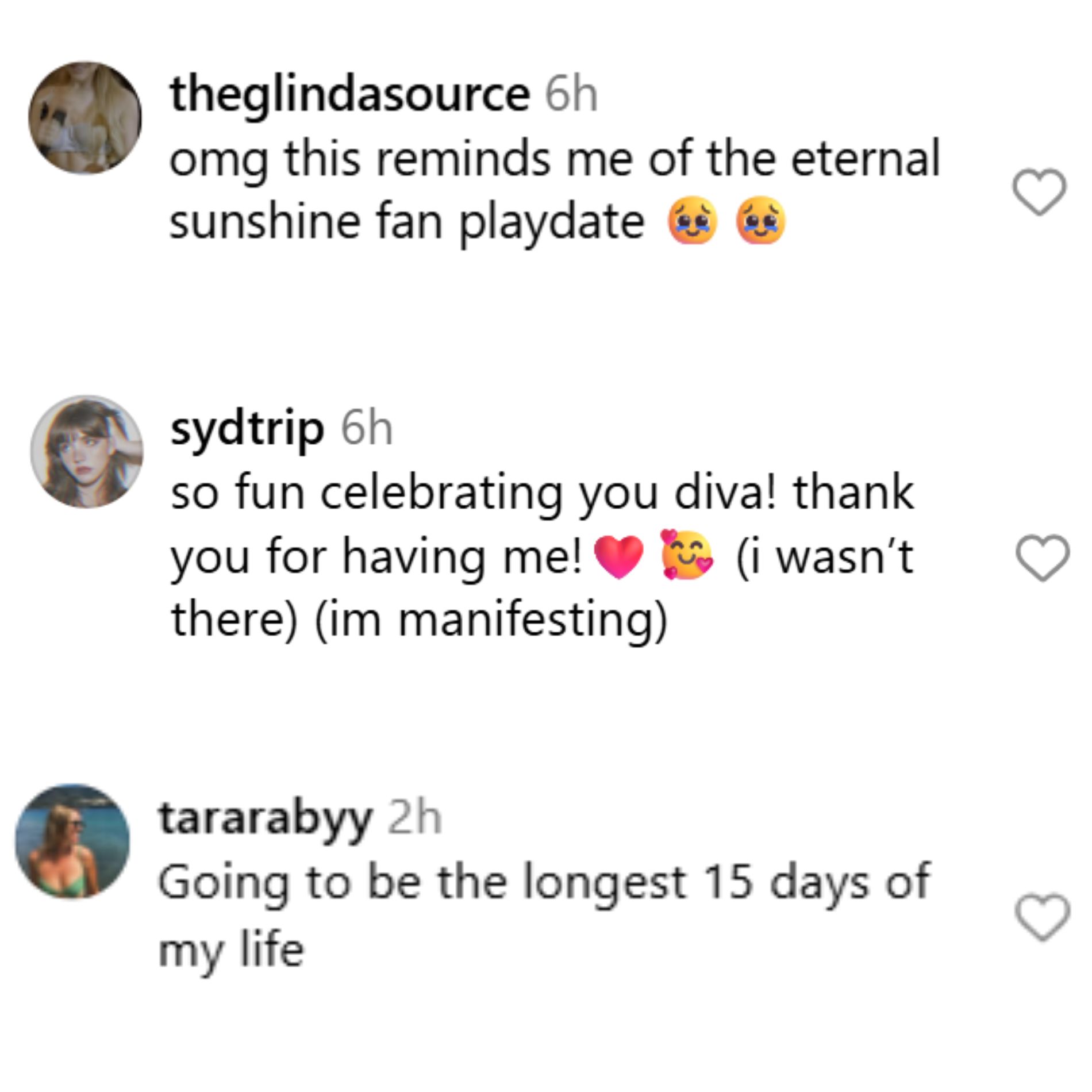 Fans react to Sabrina Carpenter&#039;s Instagram post. (Image via Instagram/@sabrinacarpenter)
