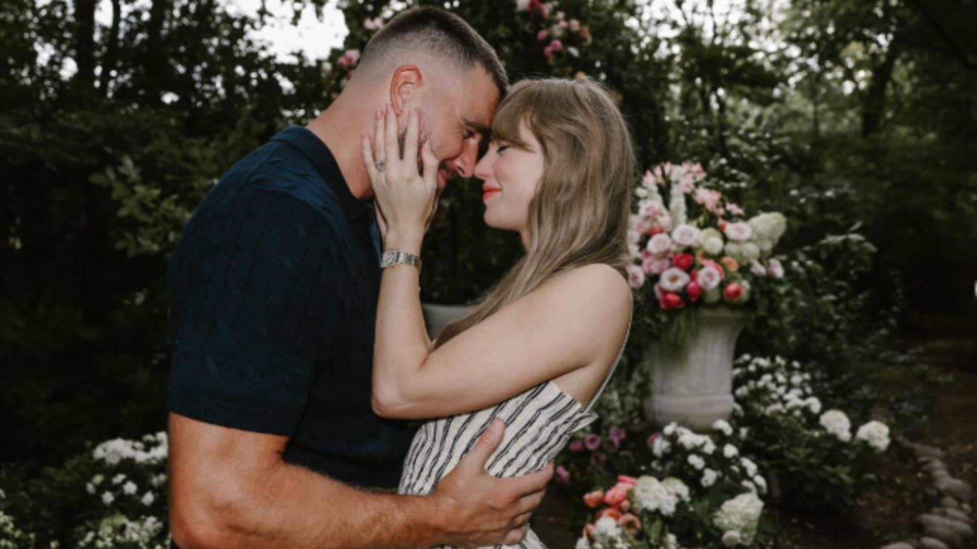 Taylor Swift is engaged with Travis Kelce (Image via Instagram/@taylorswift)