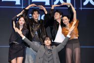 Actors Shin Seung-Ho, Lee Min-Ho, Nana of girl group After School, Chae Su-Bin aka Chae Soo-Bin and Ahn Hyo-Seop aka An Hyo-Seop attend "Omniscient Reader's Viewpoint" showcase on July 02, 2025 in Seoul, South Korea | Image via: Getty