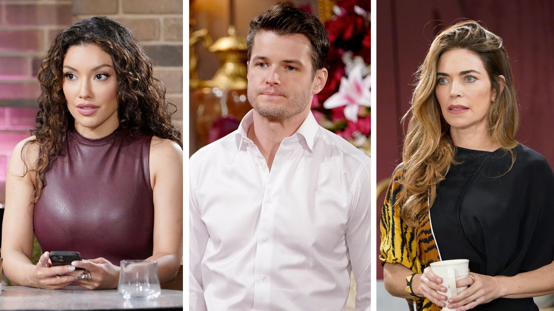 Audra, Kyle, and Victoria on The Young and the Restless | Images: JPI