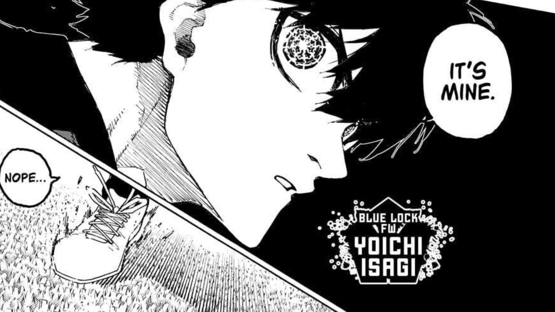 Isagi as seen in the manga 