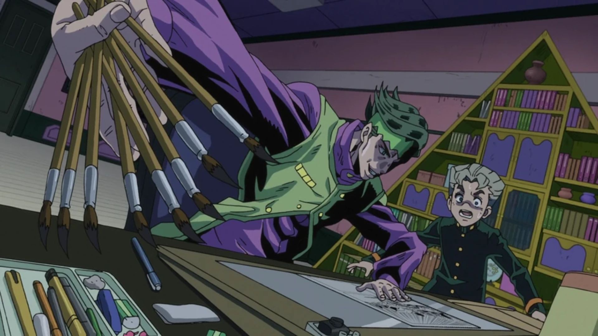 Rohan and Koichi, as seen in anime (Image credit: David Production)
