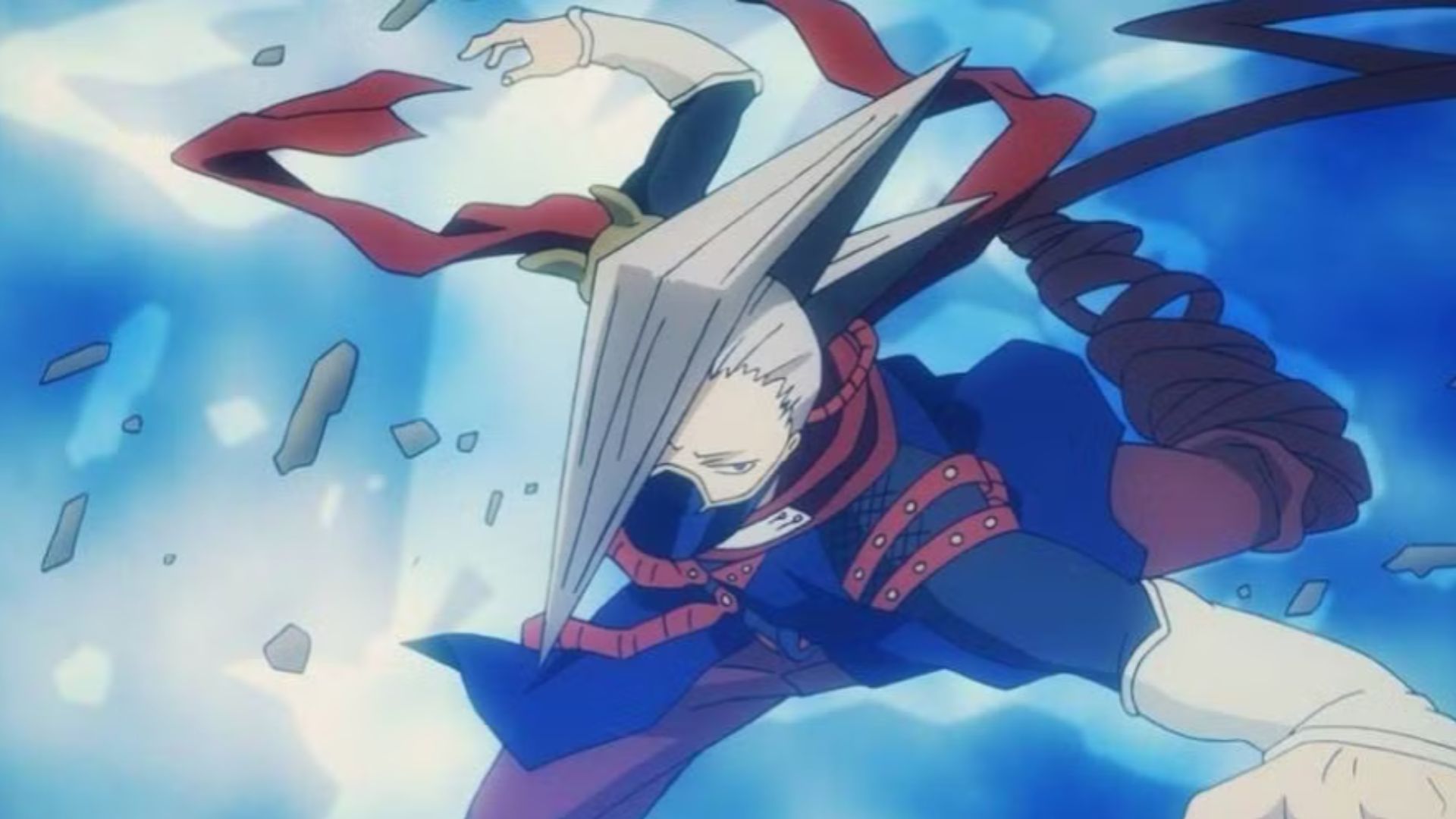 Edgeshot using his quirk (Image Credits: Studio Bones)