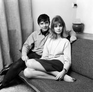 David Bailey and Jean Shrimpton, 1963 - Source: Getty