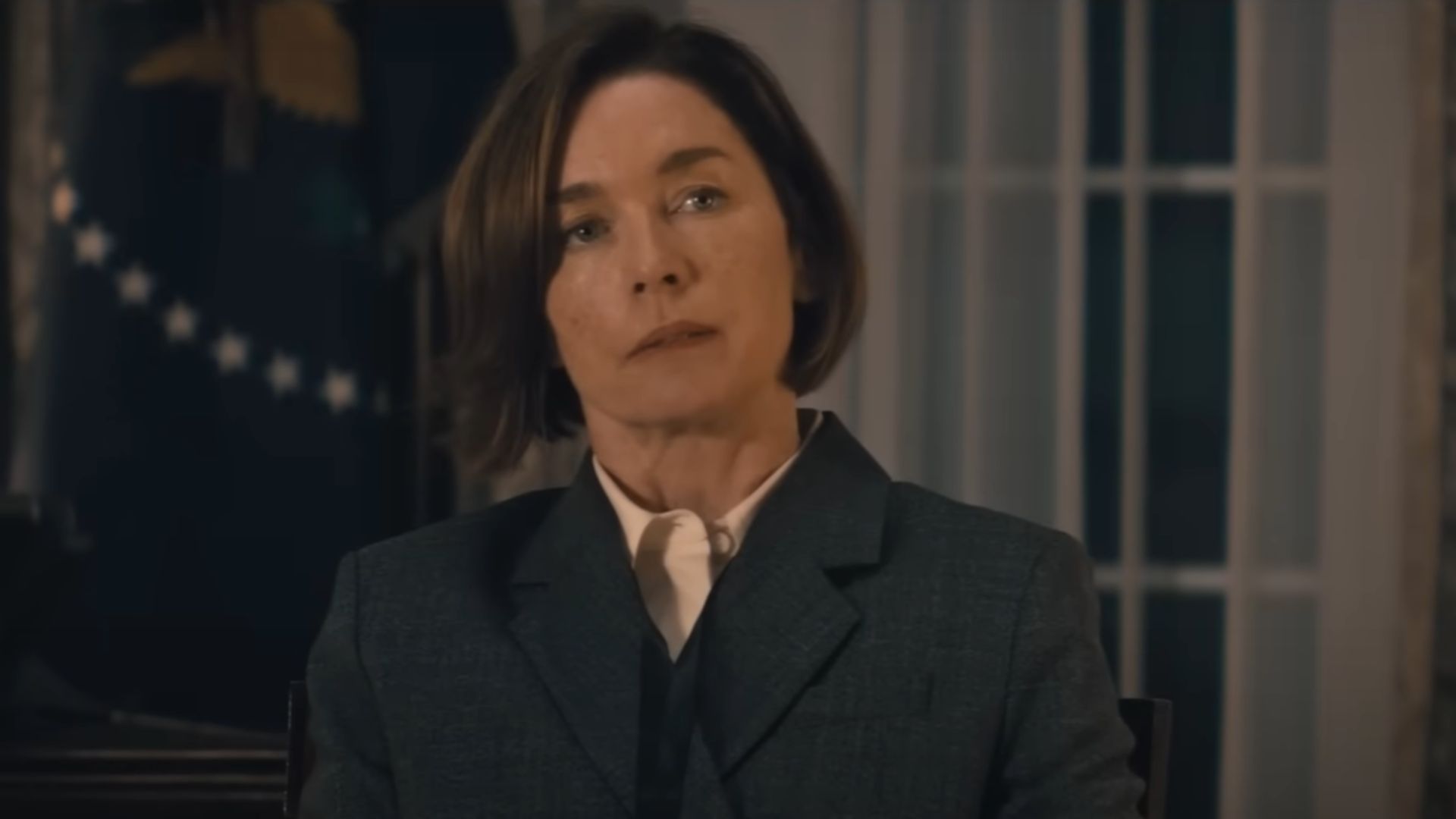 Julianne Nicholson teases what to expect from Paradise Season 2 (Image via YouTube/Hulu)