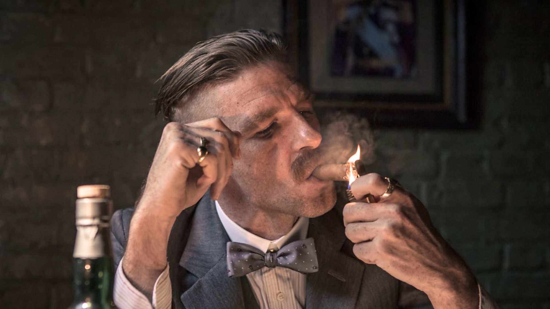 Arthur Shelby during drug intake in Peaky Blinders | Image via Netflix