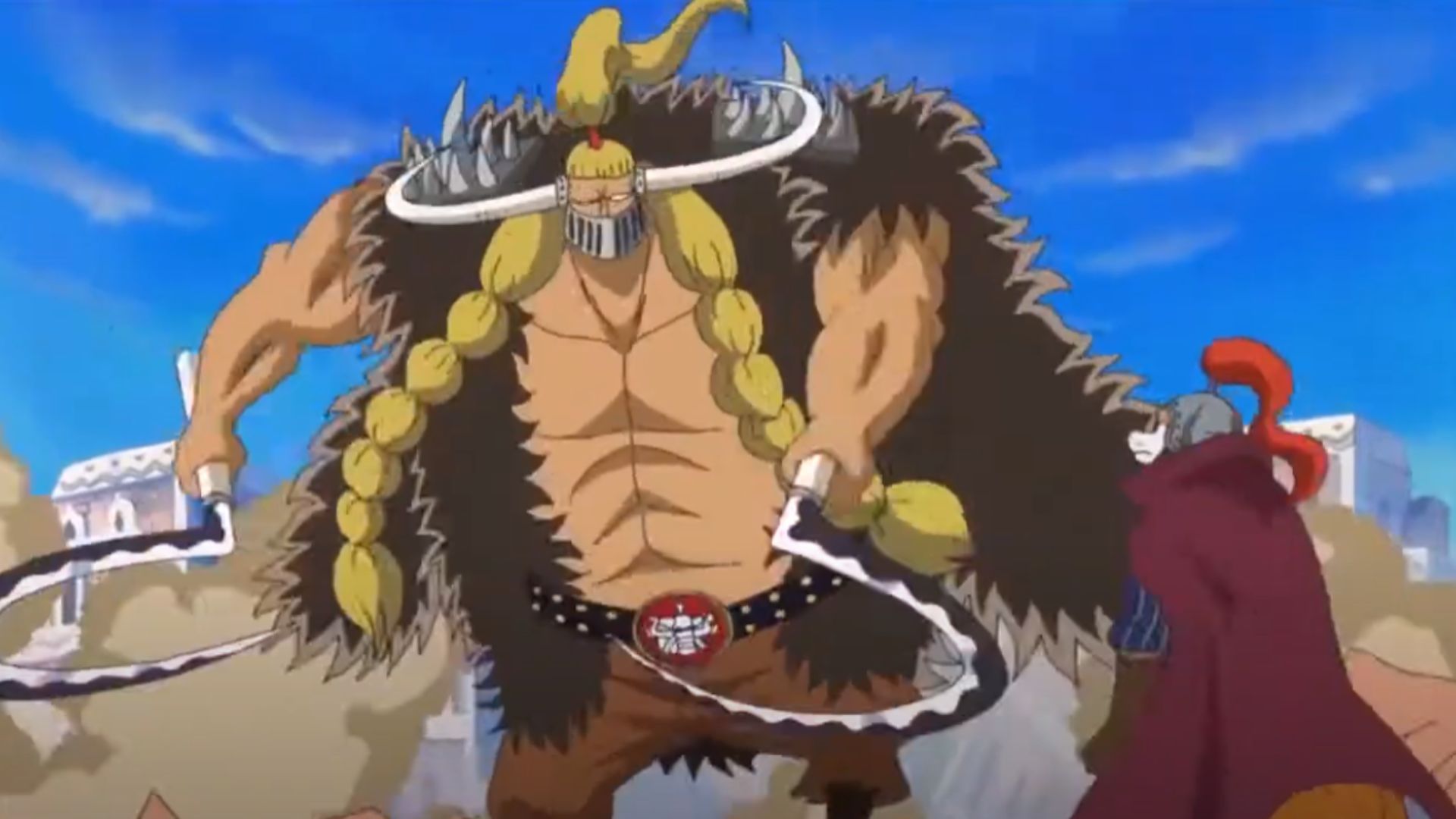 Inuarashi evades Jack&#039;s attacks efficiently (Image Source: Toei Animation)