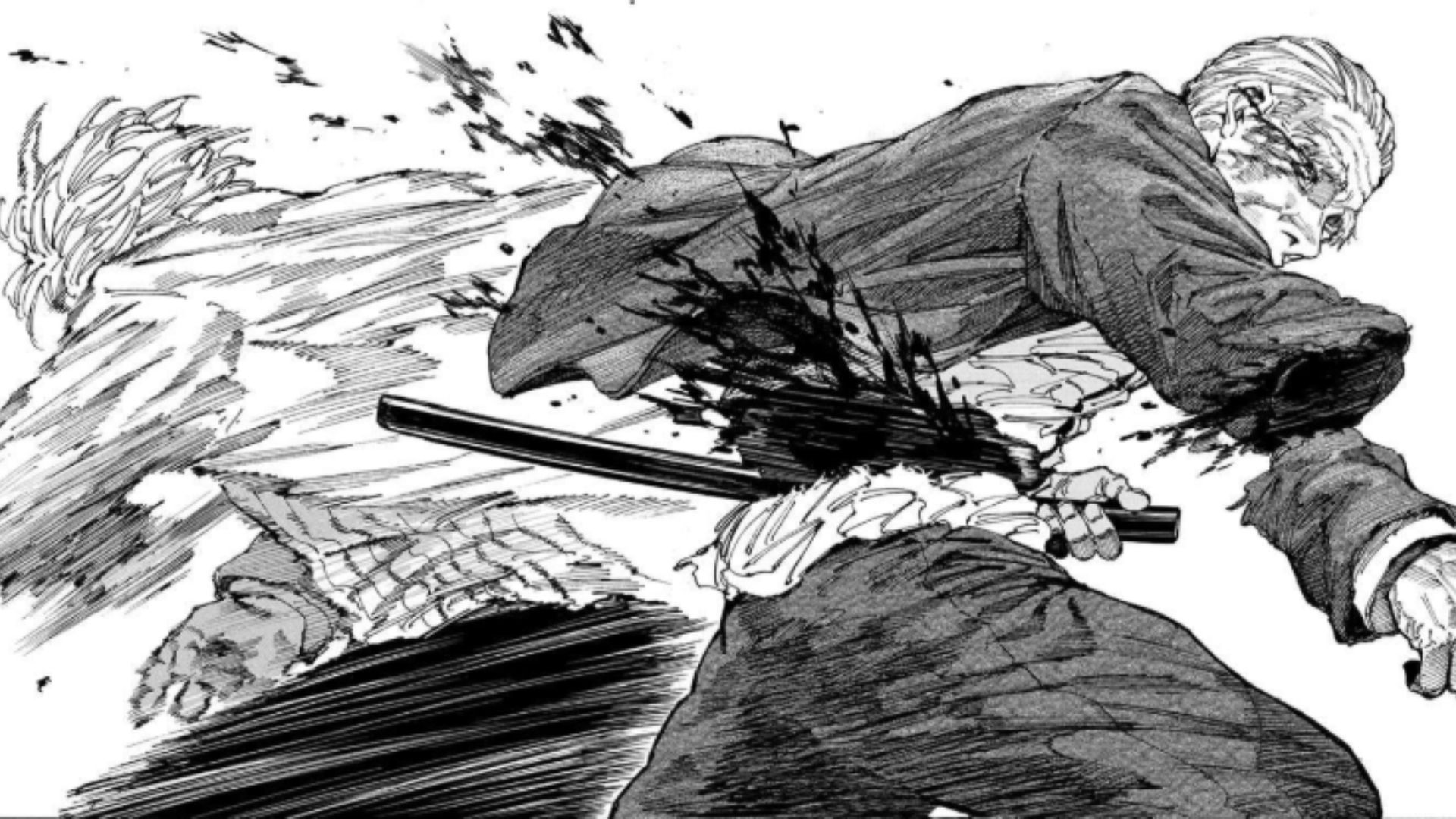 Uzuki kills Takamura as seen in the manga (Image Source: VIZ)