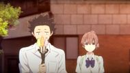 Shoya Ishida and Shouko Nishimiya from A Silent Voice (Image Source: Kyoto Animation)