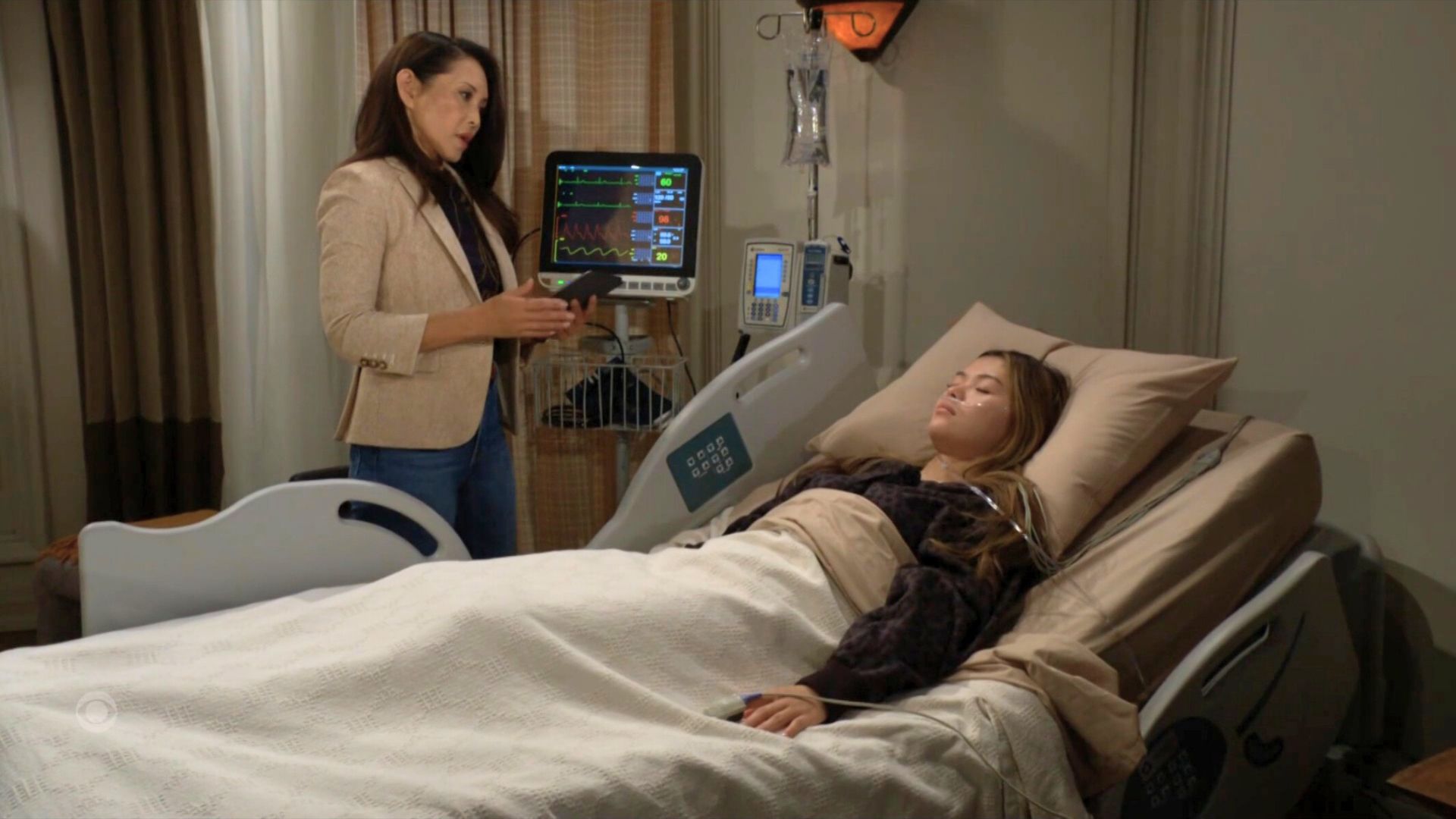 Li used Nozawa Power to move Luna on The Bold and the Beautiful | Image: CBS