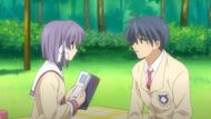 Tomoya and Ryou as seen in the series (Image Source: Kyoto Animation)