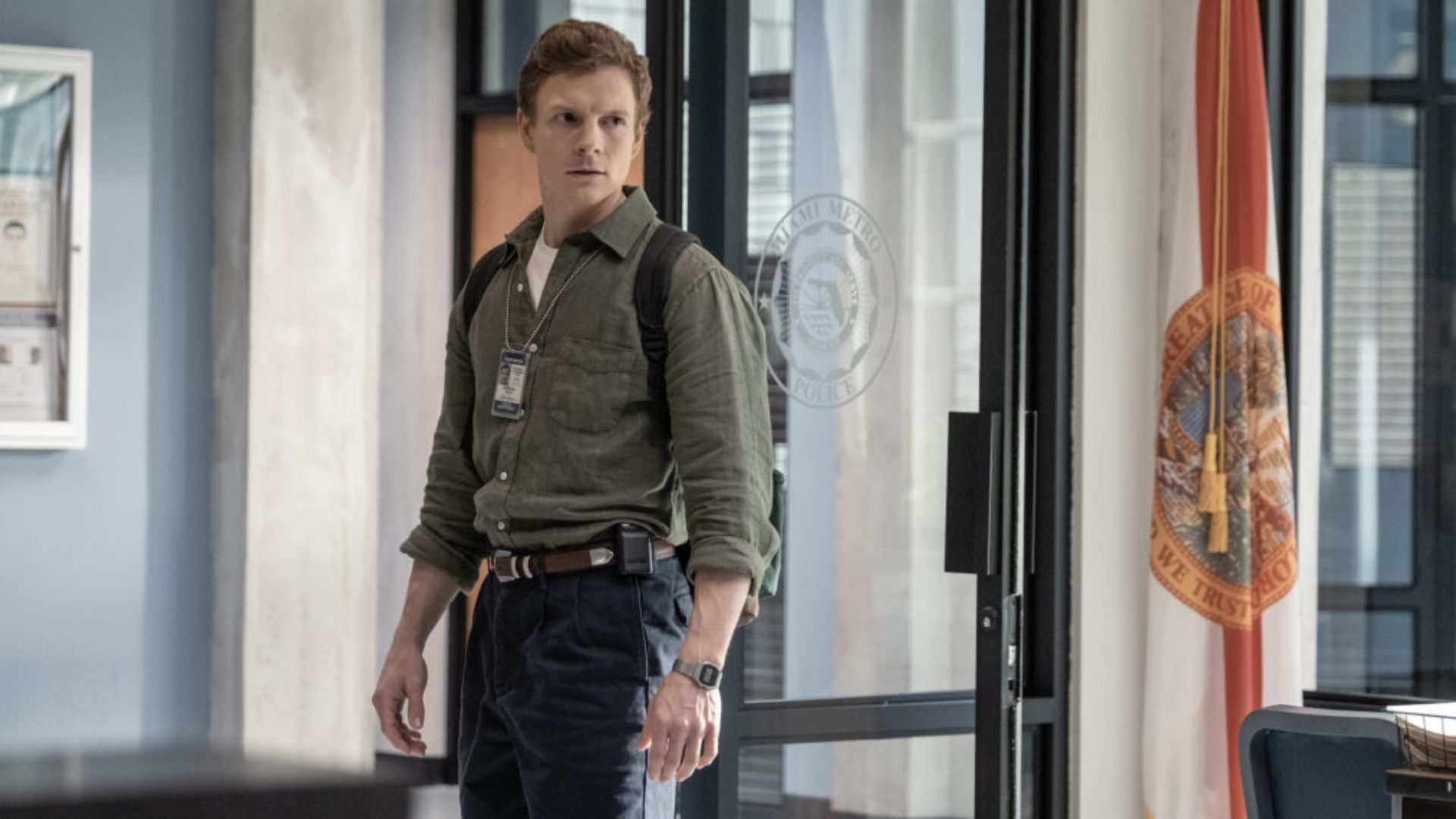 Patrick Gibson as Dexter in Dexter: Original Sin (Image via Paramount+)