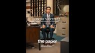 First poster for Oscar Martinez in The Paper | Image via Peacock
