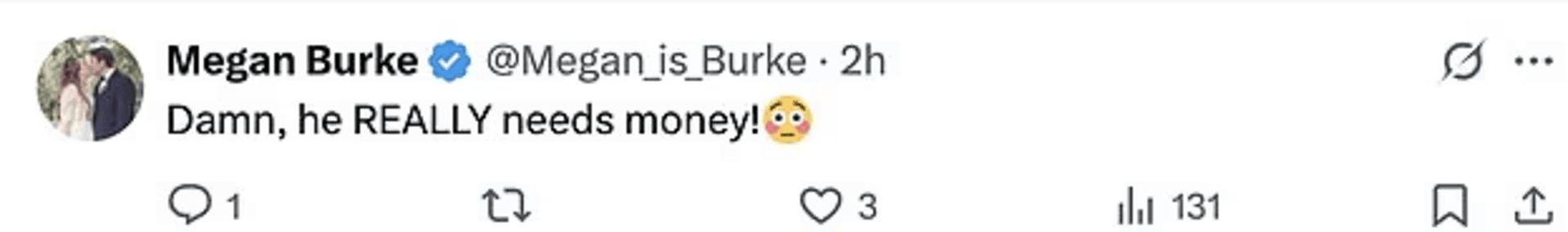 Fan reaction on X/Twitter