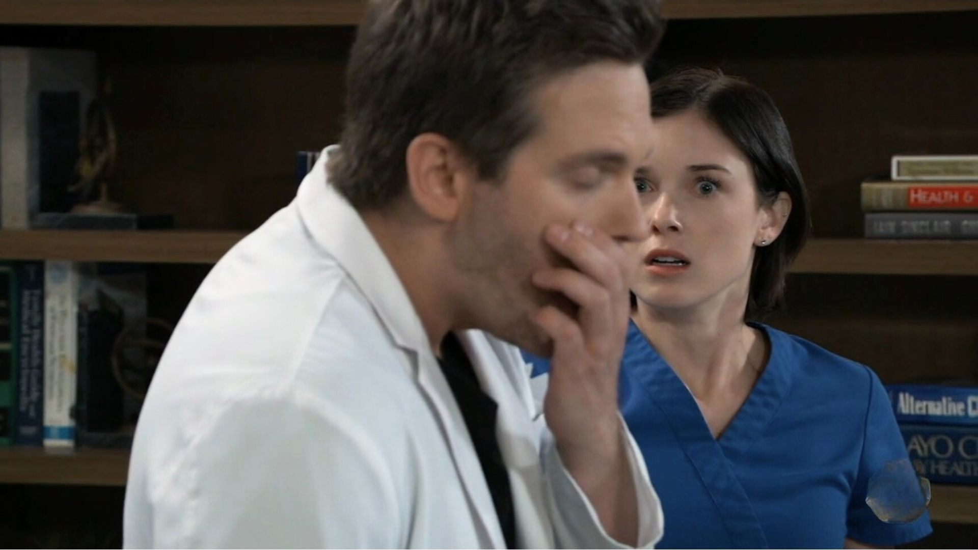 Willow slaps Lucas after a war of words on General Hospital | Image: ABC