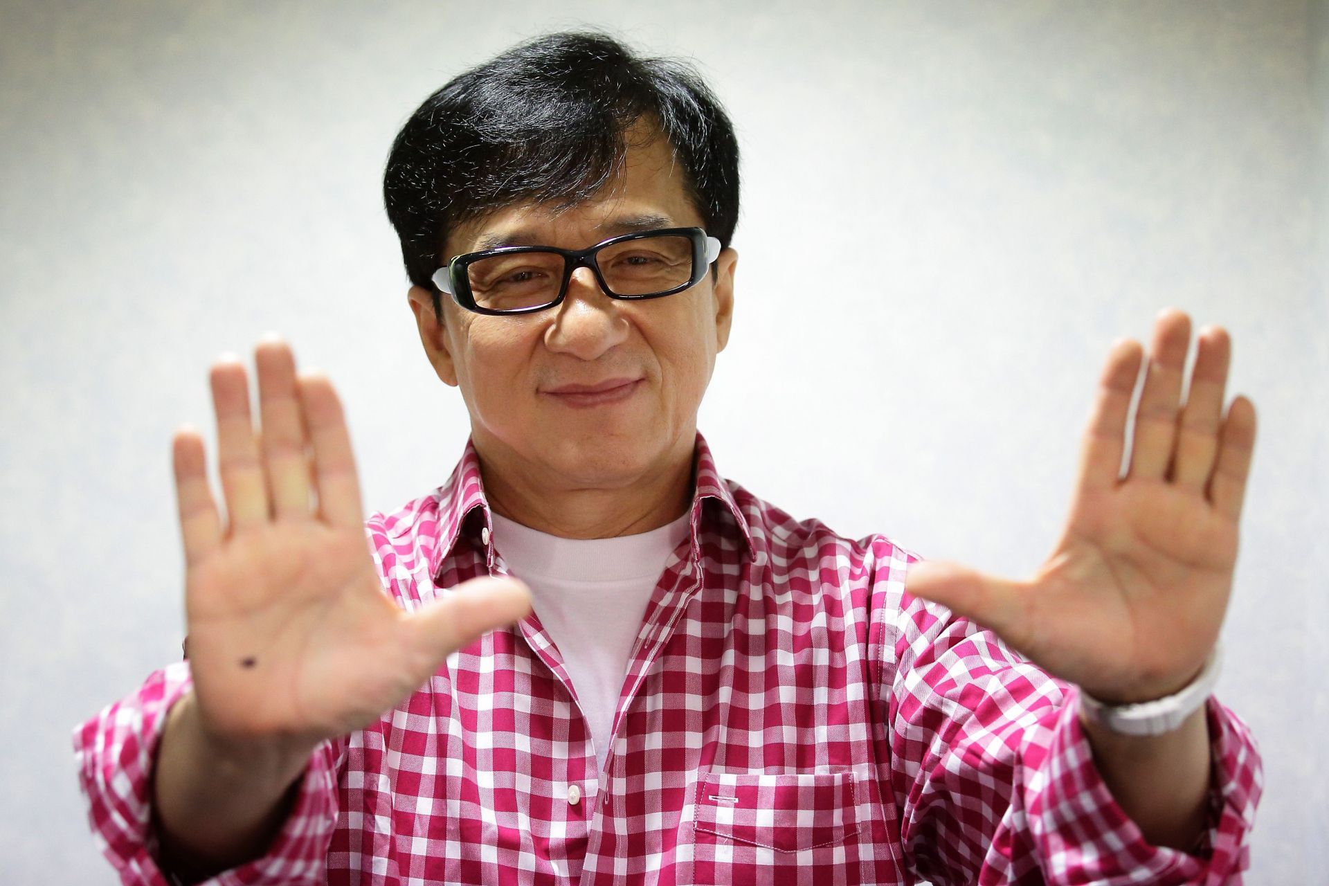 Jackie Chan Attends Launch For New Mobile Anti-Drug Game Application - Source: Getty