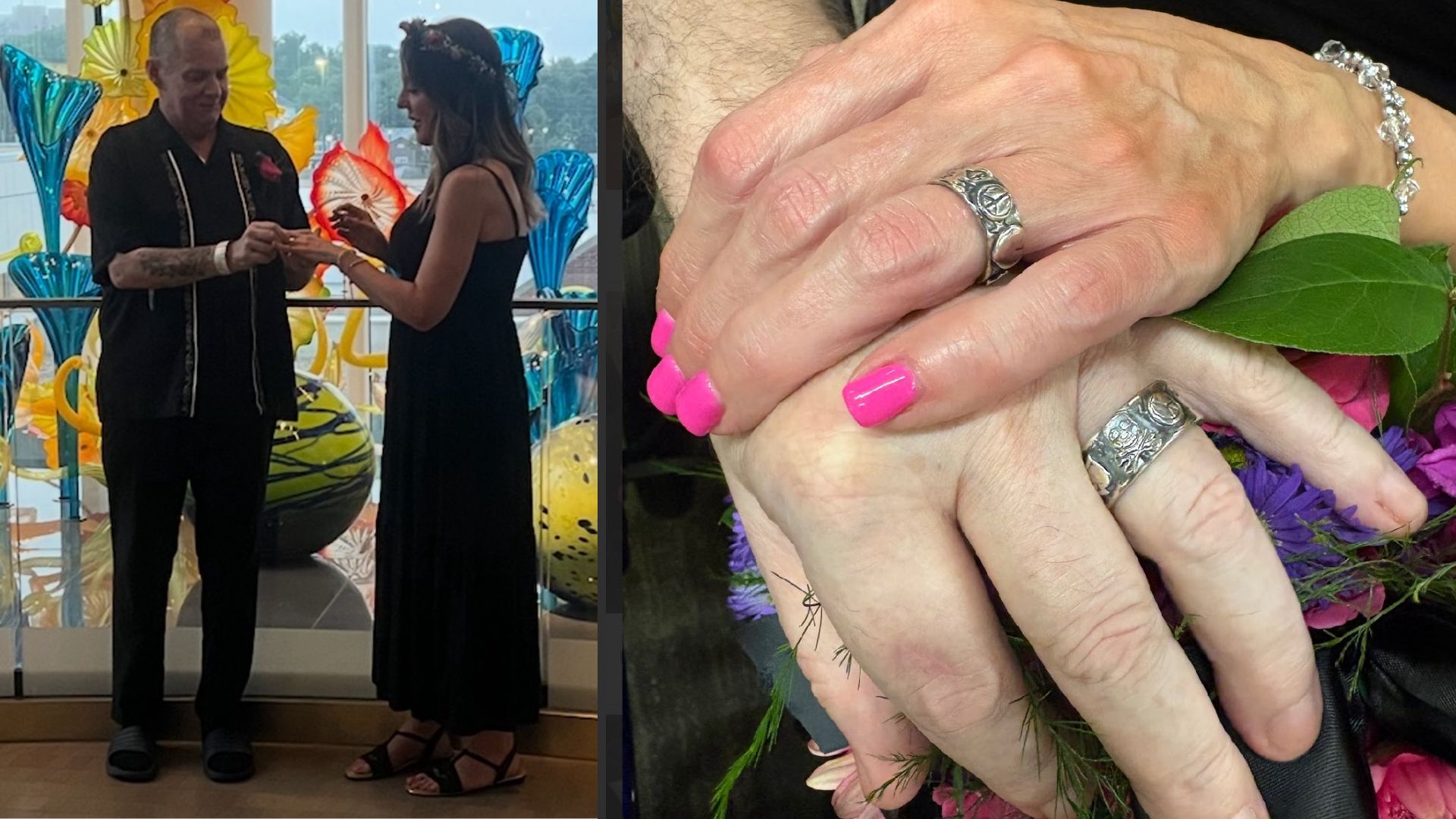 David Roach and Jennifer Michael Roach&#039;s rings (Image via Facebook)