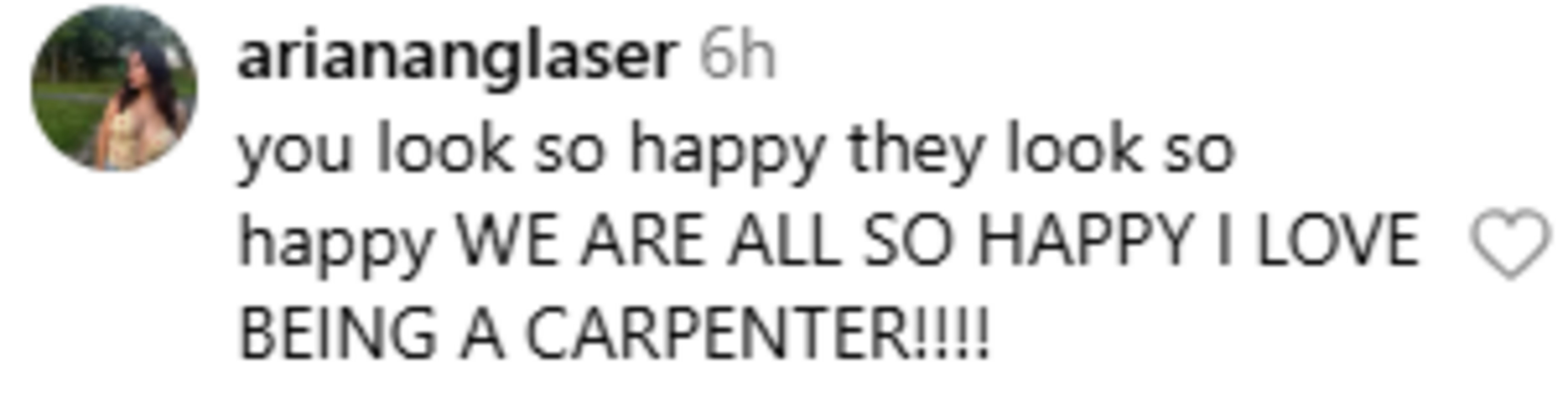 Fans react to Sabrina Carpenter&#039;s Instagram post. (Image via Instagram/@sabrinacarpenter)