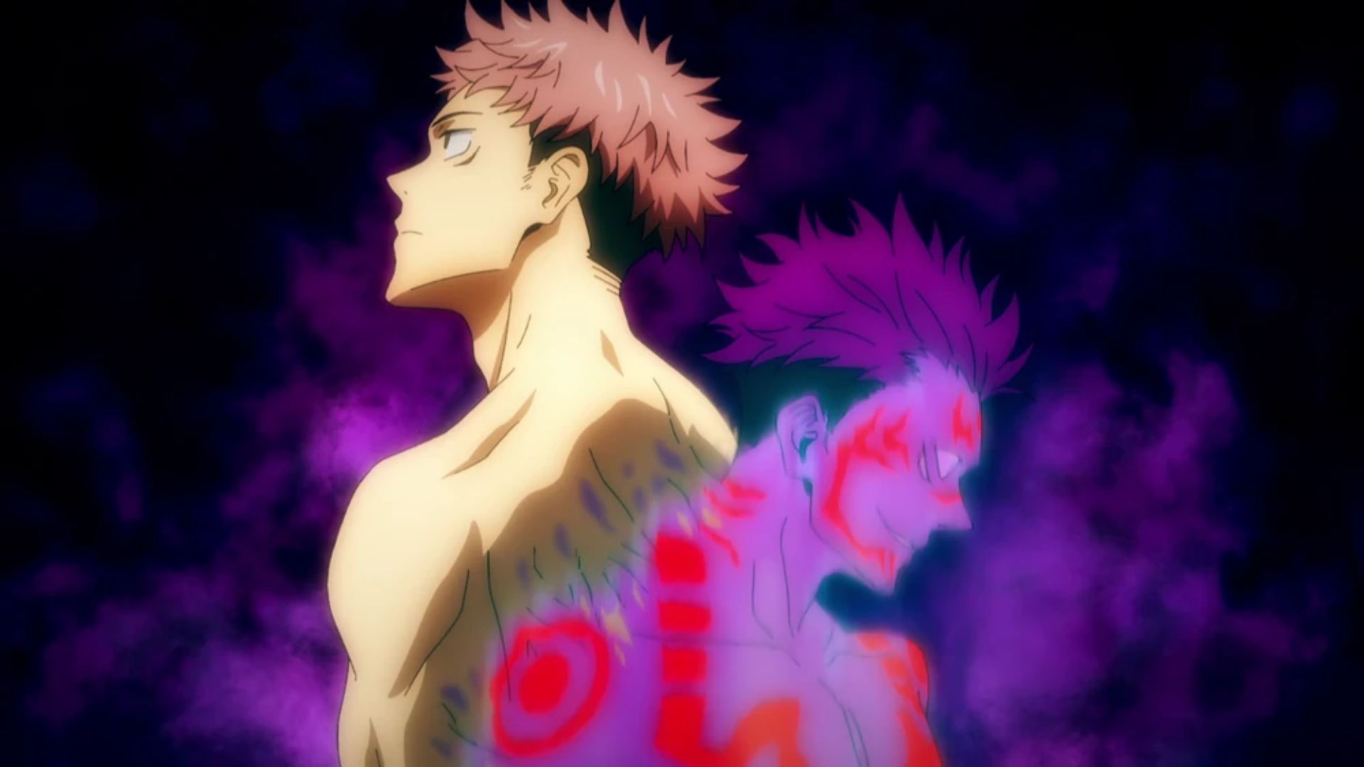 Yuji as Sukuna&#039;s vessel (Image credit: MAPPA Studio)