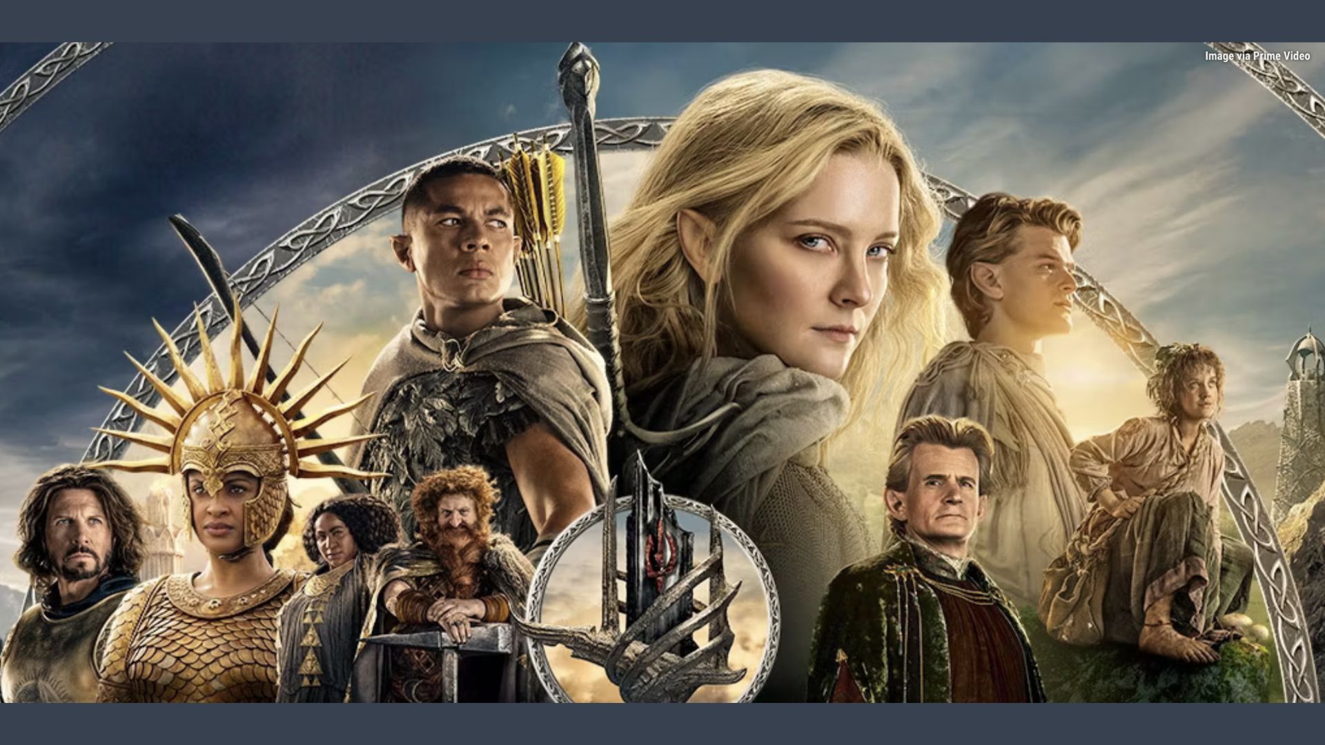Promotional poster for The Lord of the Rings: The Rings of Power | Image via Prime Video