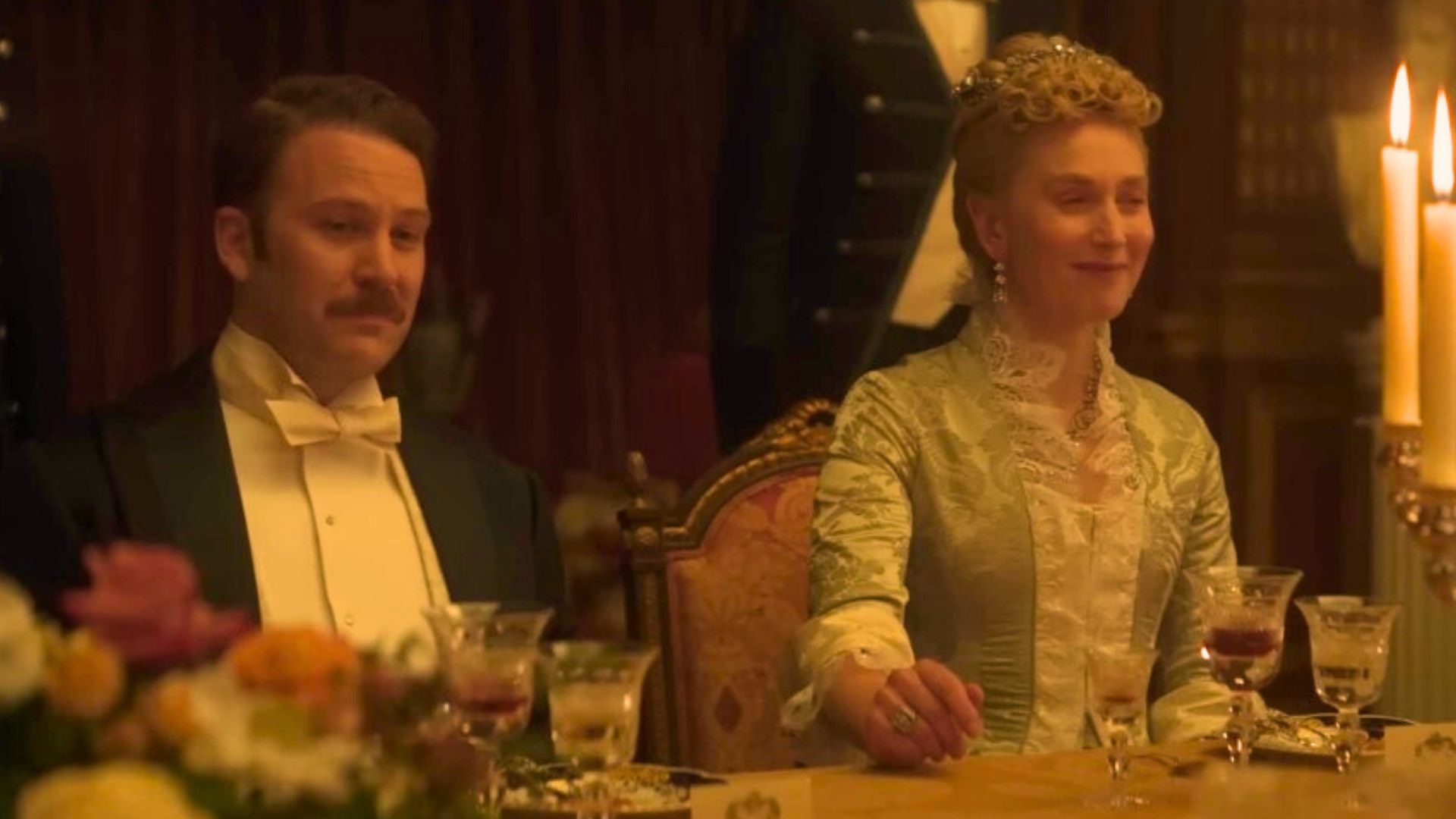 Hattie Morahan plays Lady Sarah, the Duke
