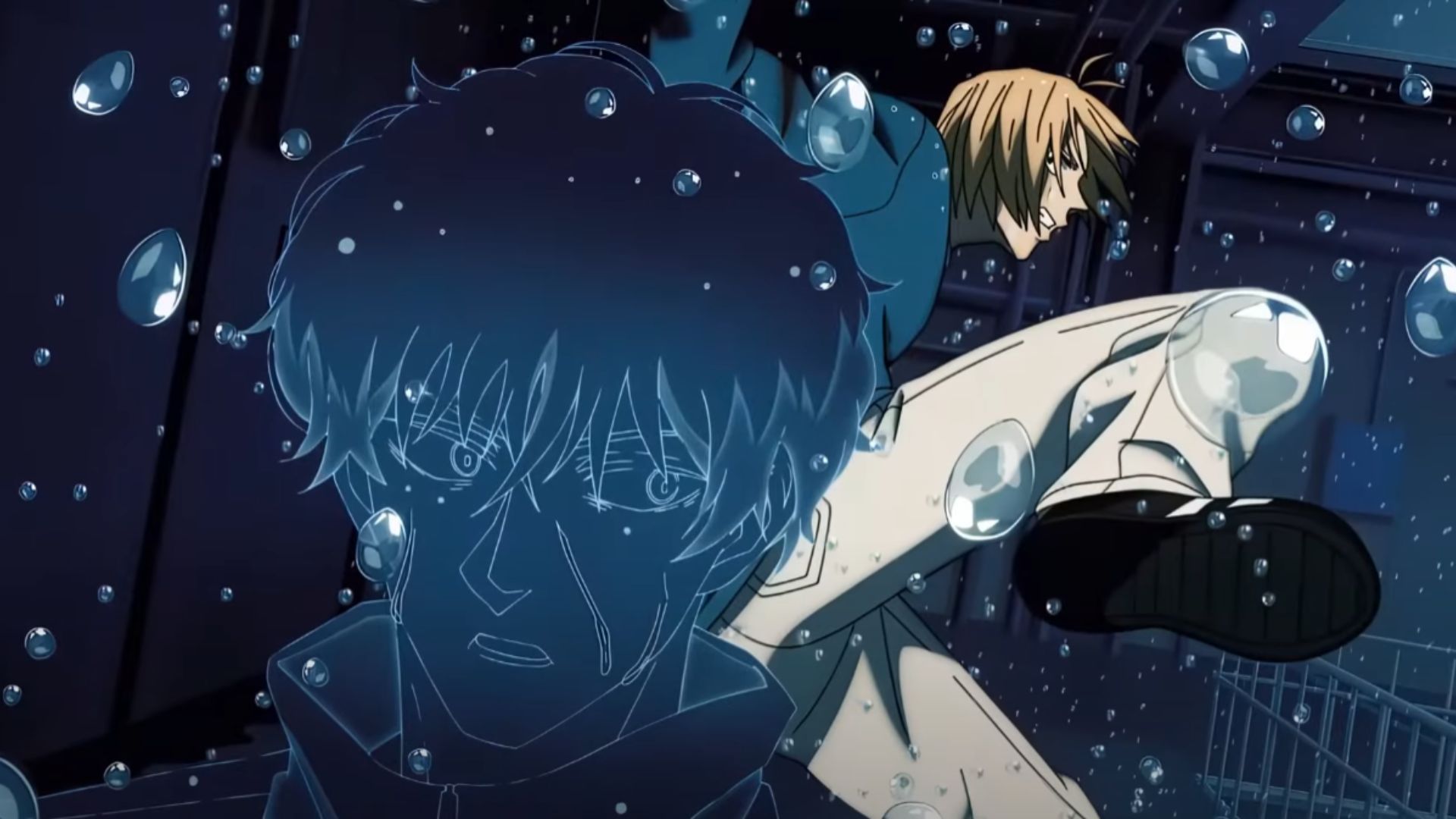 Invisible Natsuki Seba vs. Shin (Image Source: TMS Entertainment)