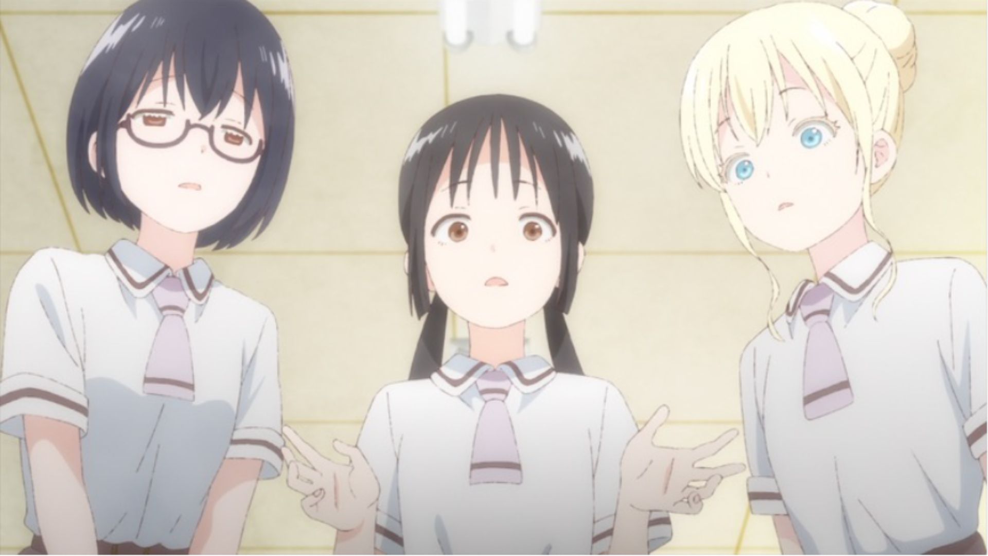 Hanako Honda, Olivia, and Kasumi Nomura (Image Credits: Lerche)
