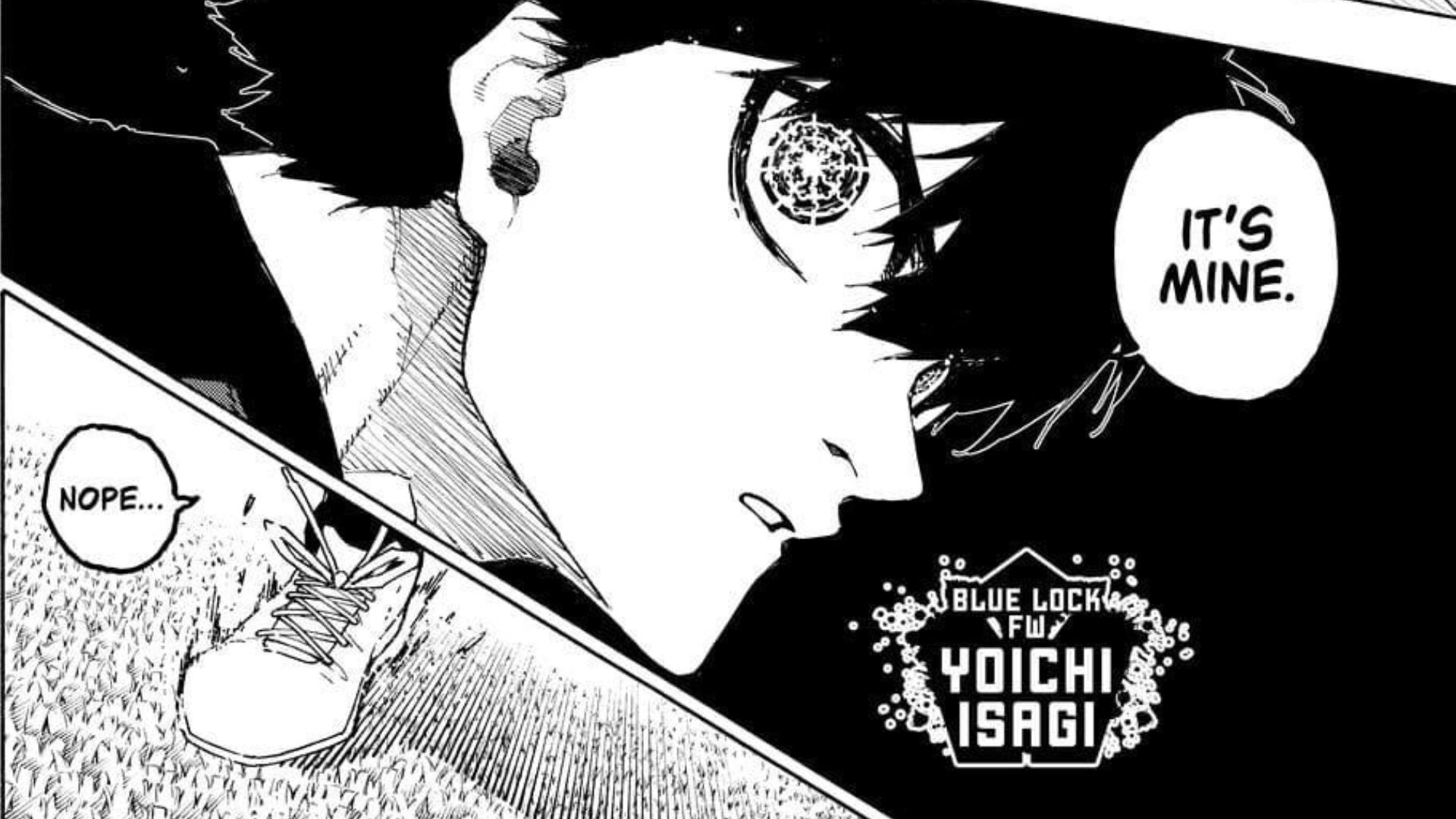 Isagi as seen in the manga (Image credit: Kodansha)