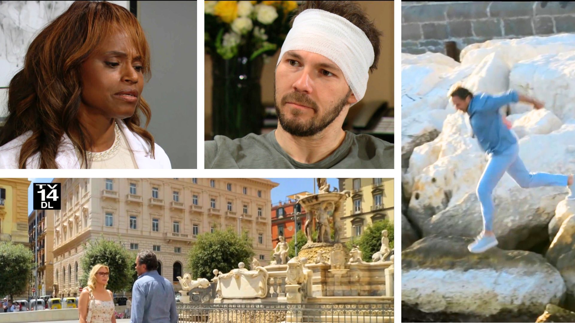 Grace (Cassandra Creech) came clean, Liam (Scott Clifton) got a clean bill of health and Ridge (Thorsten Kaye) and Brooke (Katherine Kelly Lang) had adventure in Italy | Image: JPI, CBS