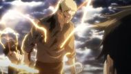 Reiner and Bertholdt transforming into titans (Image Source: Studio Wit)