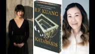 R.F. Kuang, The Katabasis Book and the showrunner Angela Kang | Image via MGM Studios