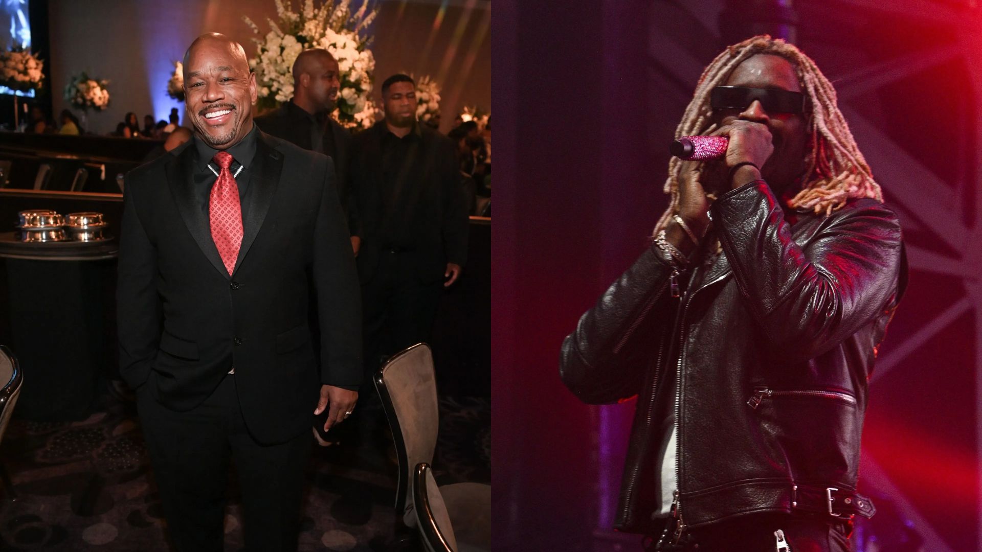 Wack 100 and Young Thug (Images via Getty)