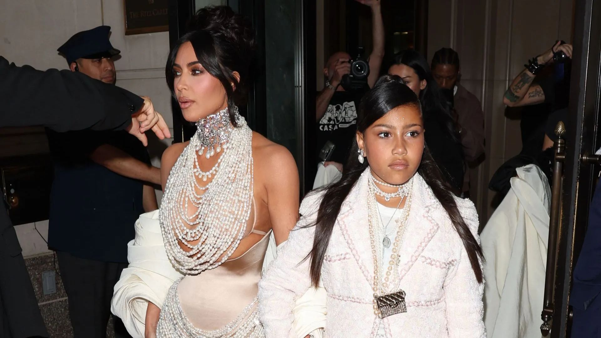 Kim Kardashian and North West